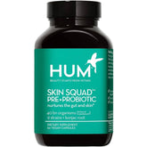 HUM Skin Squad packaging highlighting non-GMO and gluten-free claims